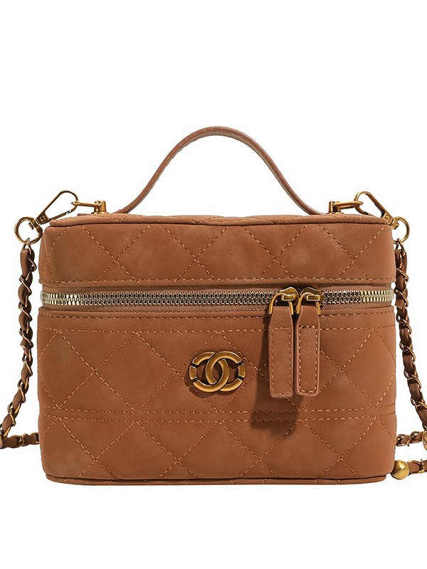 Ventas calientes de nuevo estilo coreano Zhongzhong ling hilo bordado caja de mano bolso cuadrado de textura alta ligera cadena de lujo mochila
