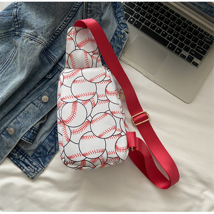 Women's Medium Nylon Ball Streetwear Square Zipper Fanny Pack display picture 34