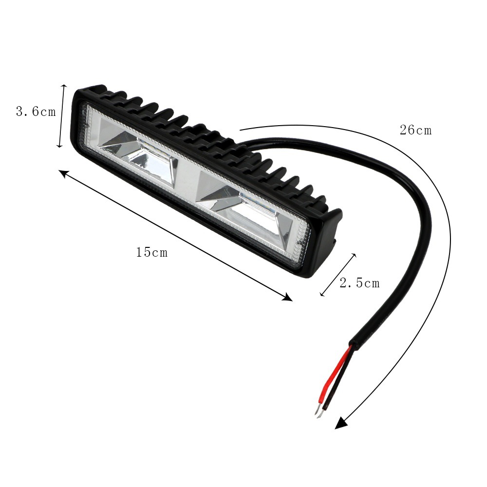 Venta caliente transfronteriza luz de trabajo LED 12V-24V coche universal Led todoterreno coche ligero modificado Lada ATV