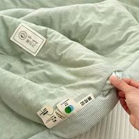 Летнее хлопковое одеяло MUJI Синьцзян 2025 года, из чистого хлопка, с пряжевым окрашиванием, для кондиционера.