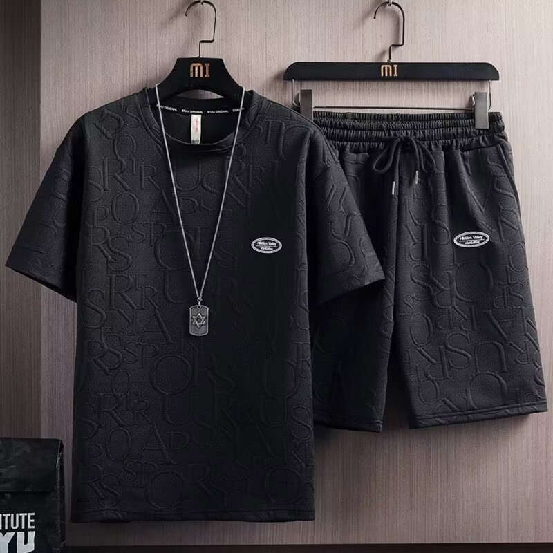 Enlace de pedido Varios pantalones casuales para hombres con textura de verano, ropa de trabajo delgada para hombres de moda, pantalones de cinco puntos, envío de una pieza de moda