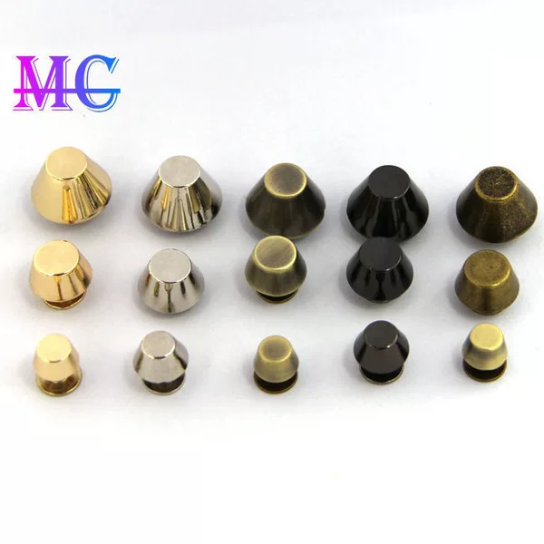 Factory direct bucket nail luggage hardware accessories women's bag screw shoes hardware accessories,