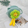 Three dimensional cute cartoon plush toy, children's bag, hat, set for boys and girls, 2021 collection