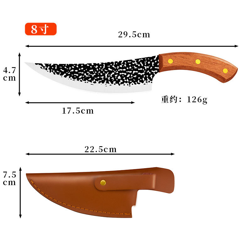 Comercio exterior cuchillo de frutas cuchillo de cocina cuchillo afilado cuchillo de corte de hueso cortar cerdo, ganado y oveja regalos