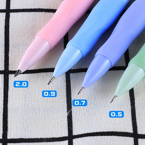 Tianzhuo Zhengzi movable pencil dolphin correction grip automatic pencil 0.5/2.0m primary school student calligraphy pen