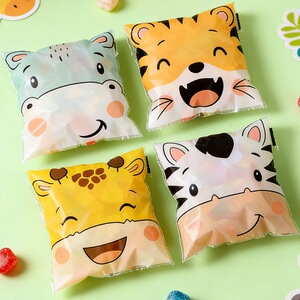 新款丛林动物主题包装袋饼干零食包装袋野餐派对聚会回礼袋礼品袋