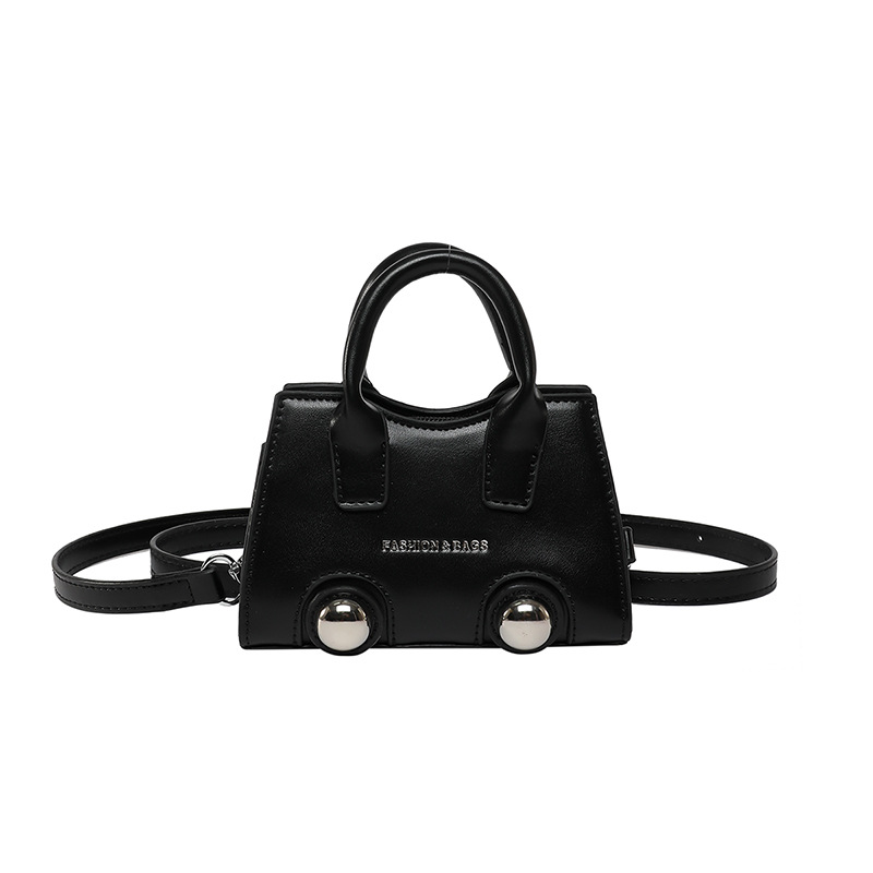 Bolso de textura transfronteriza 2025 primavera y verano nuevo bolso femenino remache personalizado bolso de hombro mini letra bolso de mensajero marea