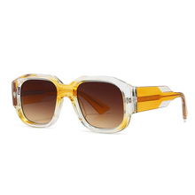 9518欧美新款轻奢风板材TR方形时尚太阳眼镜男女款高级感遮阳墨镜