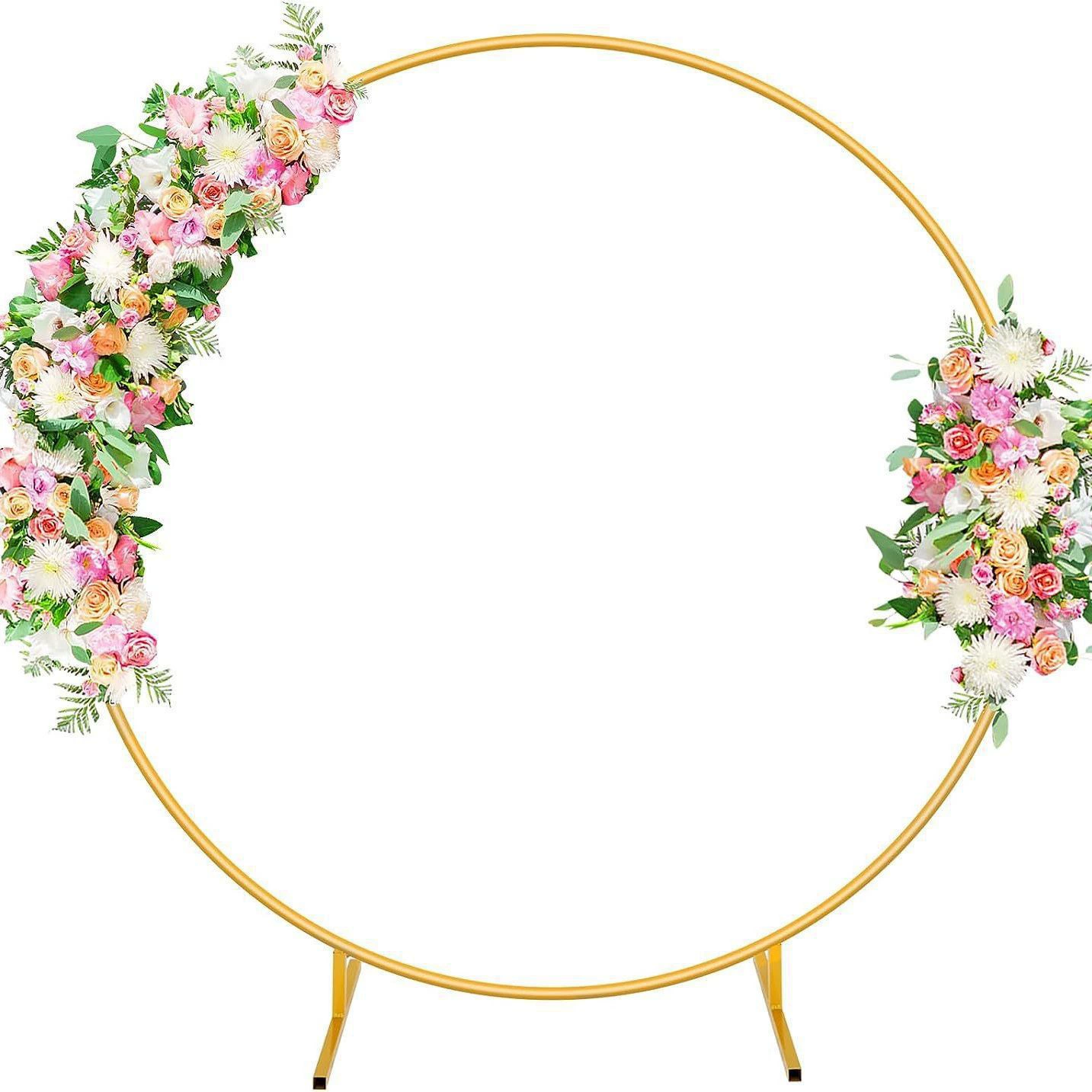 Новая внешнеторговая железная круглая арка свадебный реквизит воздушный шар арочный кронштейн свадебный фон декоративные принадлежности оптом