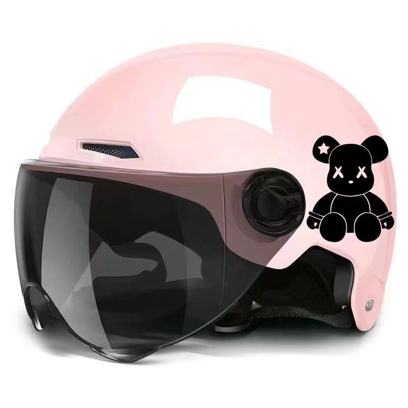 New national standard certified electric motorcycle helmet for men and women, sun protection, suitable for summer and all seasons, universal safety helmet
