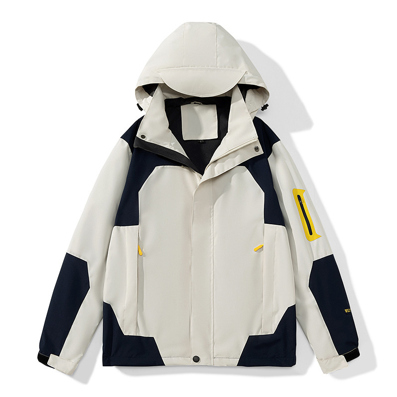 Cross-border Men's and Women's Same Style Jacket 2023 Spring & Fall Men's Detachable Hat Outdoor Windproof Jacket for Men