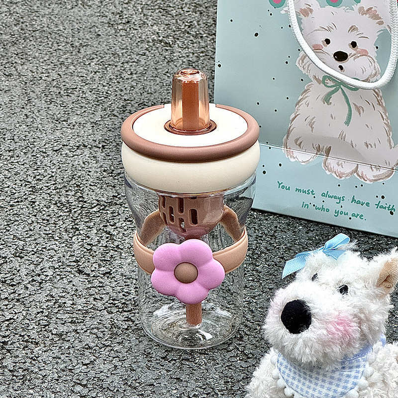 Botella de agua de oficina para estudiantes, plástico resistente al calor