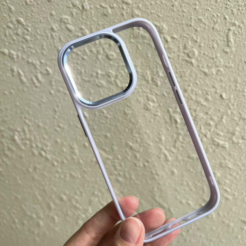 适用苹果17PROMAX手机壳凹槽滴胶素材壳子iphone15/16金盾壳金属|undefined