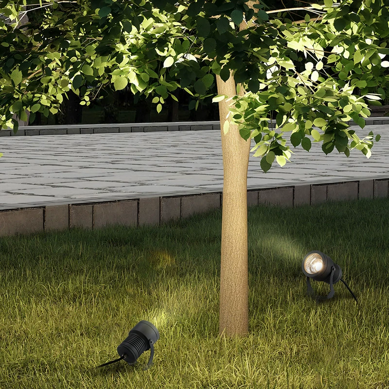 Светодиодный фонарь серый открытый водонепроницаемый внутренний двор светильник Вилла Живописный парк газон сад ландшафтный декор