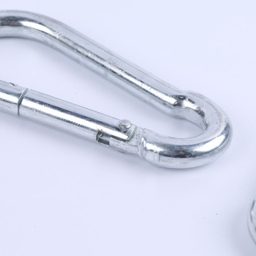 Manufacturer's Steel Construction Heavy-Duty Outdoor Rock Climbing Metal Carabiner Spring Safety Safety Clip