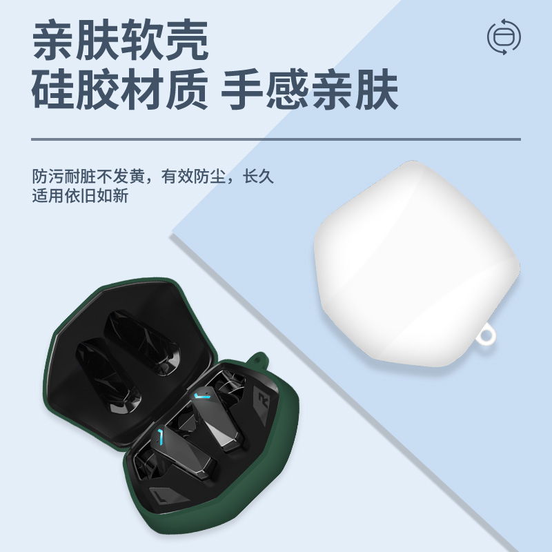 Funda protectora de silicona para auriculares Lenovo GM2PRO, funda protectora de dibujos animados, funda protectora personalizada y creativa para auriculares Bluetooth