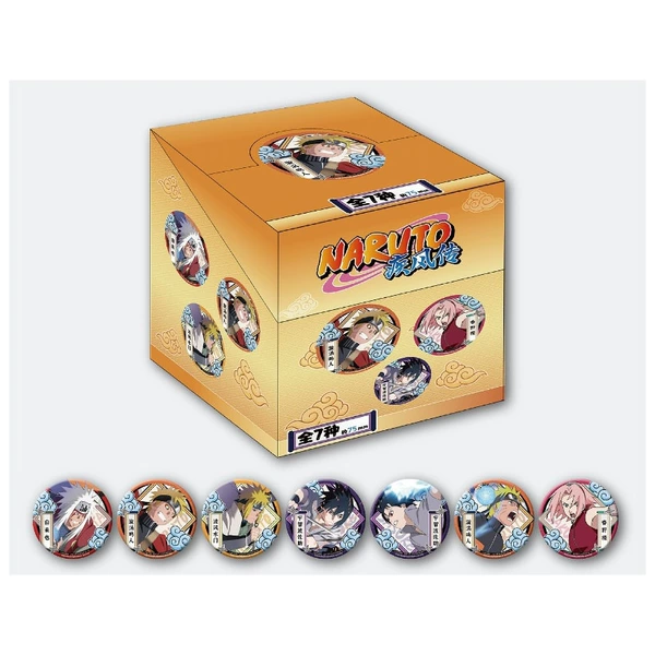 Naruto Shippuden-Illustration Badge Blind Box [7 pieces/box]