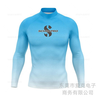 Scuba Si Kuba Wetsuit Men's Sports Surfing Suit Quick-Drying Sun Protection Jellyfish Long-Sleeved Swimsuit Cold-Proof Snorkeling