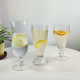 ins风网红果汁杯玻璃杯奶茶杯饮料果茶杯奶昔饮品杯调酒鸡尾酒杯