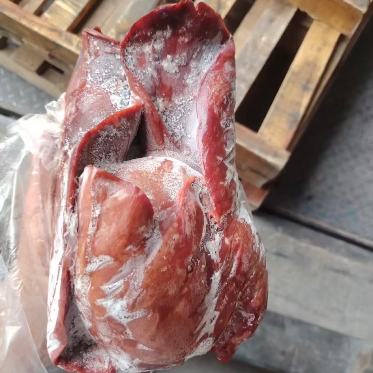 生猪肝 10kg/件 猪内脏猪下水干冰无水猪心肝中餐商品整箱批发