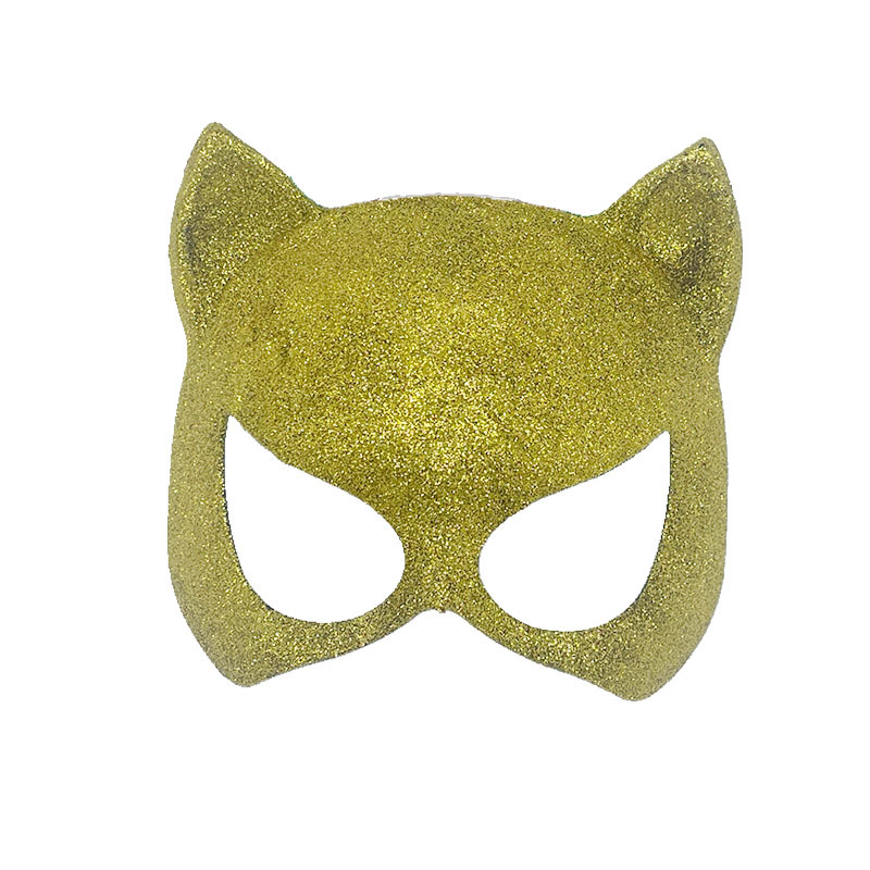Nuevo producto polvo máscara de gato máscara de baile de maquillaje femenina máscara de fiesta Halloween carnaval máscara sexy