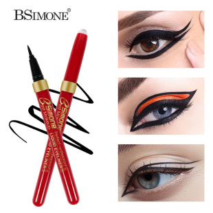 Bsimone Black Quick-Drying Liquid Eyeliner Pen, Sweat-Proof and Smudge-Proof Eyeliner Pen, Wholesale from Manufacturer, Long-Lasting and Sweat-Resistant