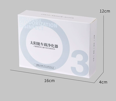 Solar car air purifier automatic operation ozone generator deodorant sterilization disinfection solar charging (Hava təmizləyiciləri) - 8819-chinese-packaging