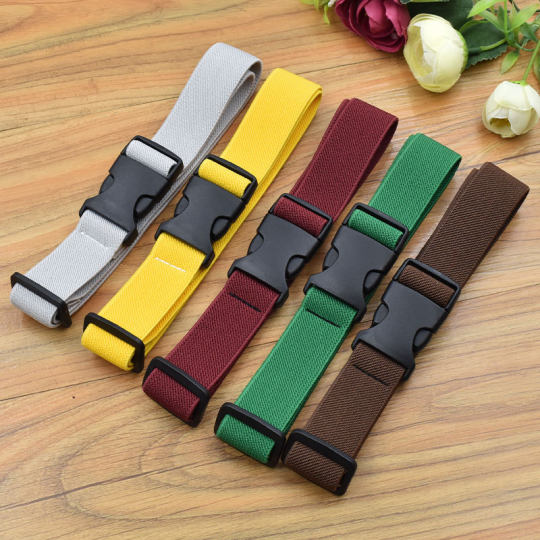 Children's Belt Boys and Girls Decorative Elastic Candy Color Anti-Buckle Belt Baby's Belt