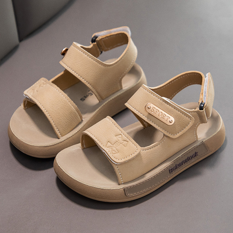 Sandalias de Playa de Suela Suave para Niños de PU y Caucho Antideslizante para Verano