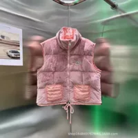 Модный бренд 24, осенне-зимний новый многослойный артефакт, модный возрастной воротник-стойка пошив, плюшевый жилет