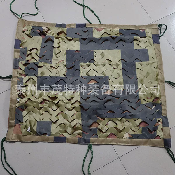 Anti-Aerial Photography Desert Digital Camouflage Net for Training Exercises, Camouflage Net Theme Decoration, Desert Digital Camouflage Net
