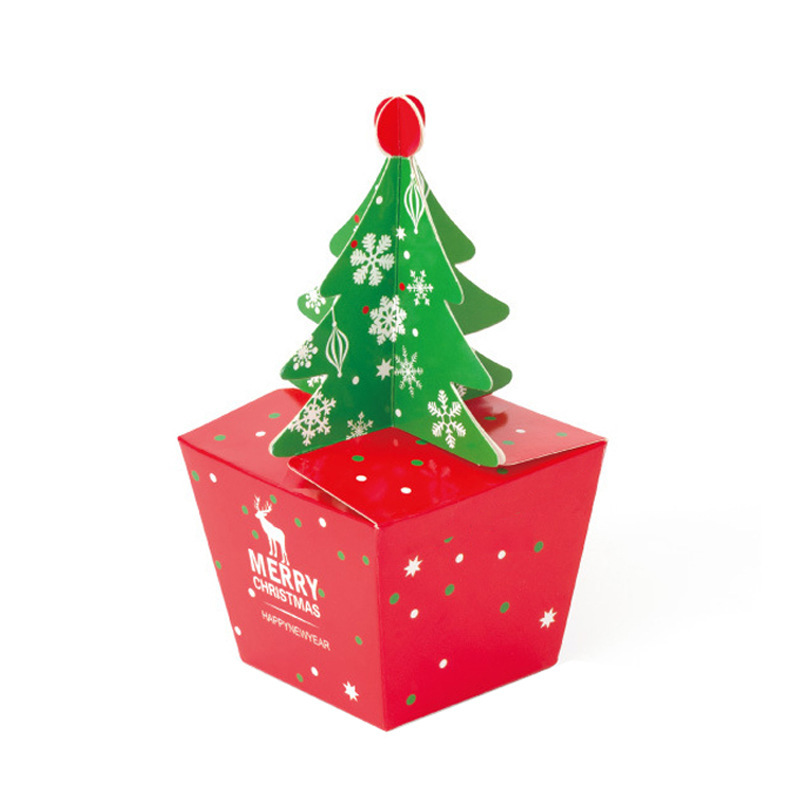 クリスマスギフト包装ギフトボックスクリスマスツリーリンゴ箱包装箱平安果箱キャンディーケーキ箱|undefined