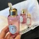 Japanese style cherry powder 100ml 50ml plastic bottled lotion with jingle cap travel lotion pure lotion