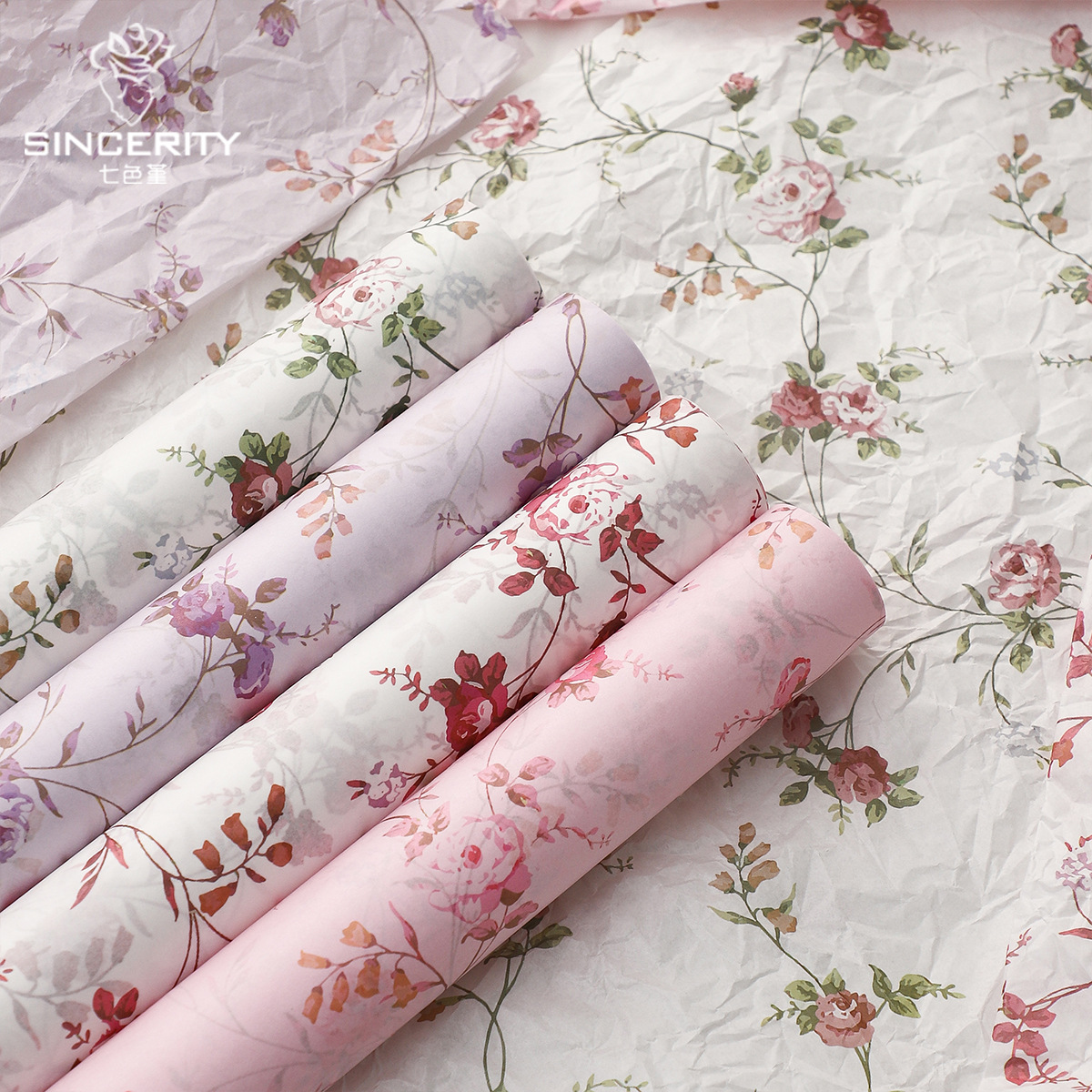 Los siete colores cordier flores acertijos espesar papel de Sydney flores DIY regalo paquete de regalos ramo de flores papel de embalaje de flores