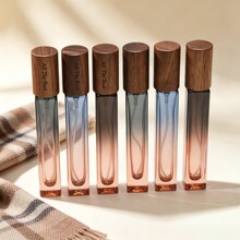 10ml渐变玻璃香水分装瓶胡桃木盖喷雾瓶便携香水小样分装容器批发