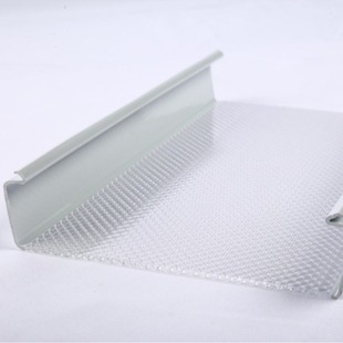Fangchenggang high transparent PC plastic U profile LED lampshade shell polycarbonate extrusion profile plastic lighting