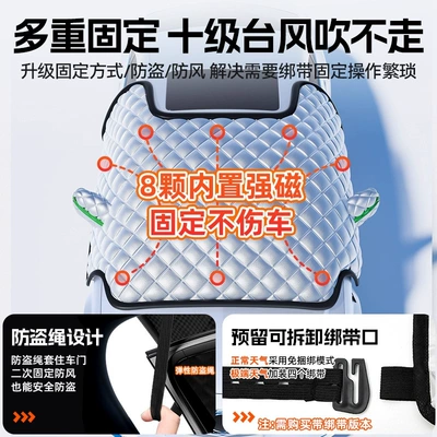 Customized Car Snow Cover, Front: Car snow shield