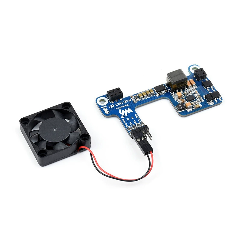 Плата расширения питания по Ethernet для Raspberry Pi 4B/3B+, поддержка стандарта 802.3af и питания PoE