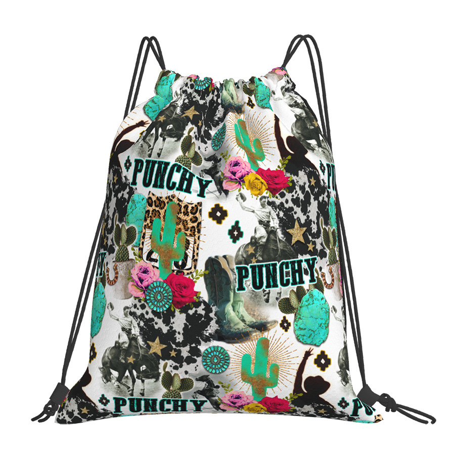 Bolsillo con cordón de poliéster transfronterizo logotipo personalizado doble bolsa con cordón deportivo bolsa con cordón de fitness bolsa de almacenamiento impresa bolsa de baloncesto