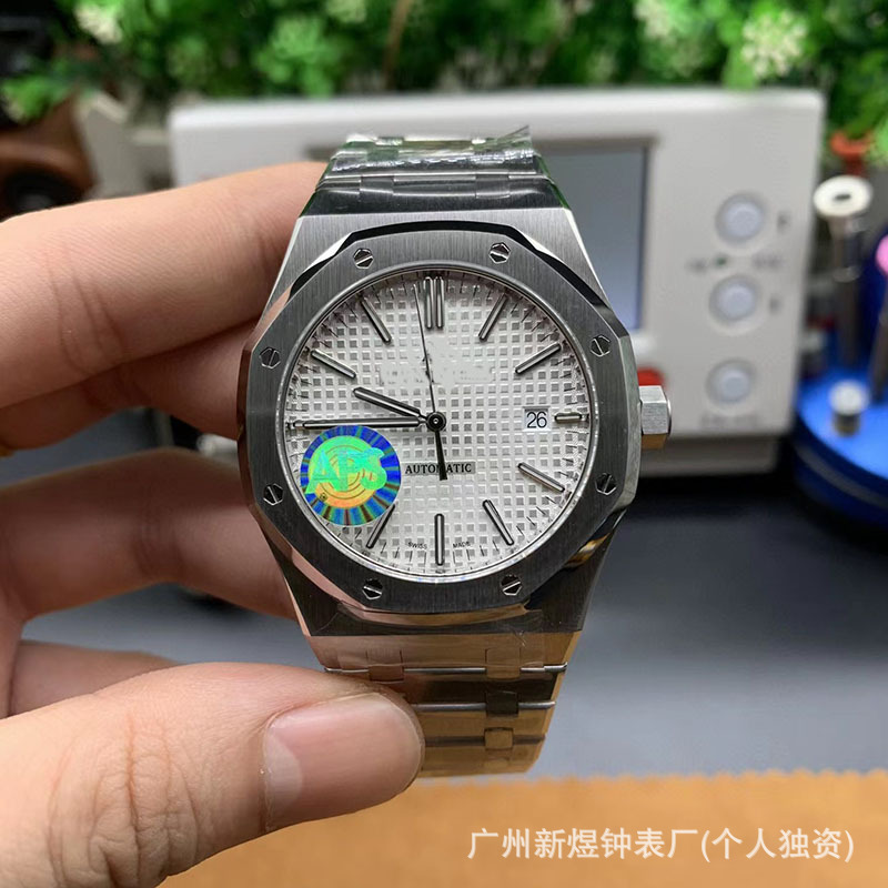 ZF Factory 15400 reloj mecánico para hombre completamente automático luminoso Royal Oak 15500 reloj mecánico para hombre