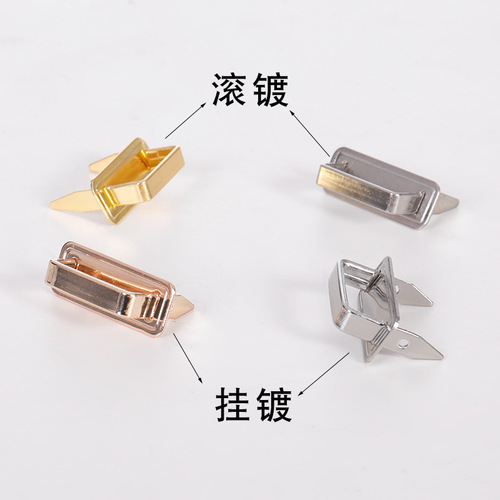 Iron arch bridge metal gun black gold handle base gift box luggage hardware accessories luggage hardware base