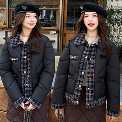 2025大毛领新款宽松棉衣女长款过膝加厚大码羽绒棉服韩版棉服外套