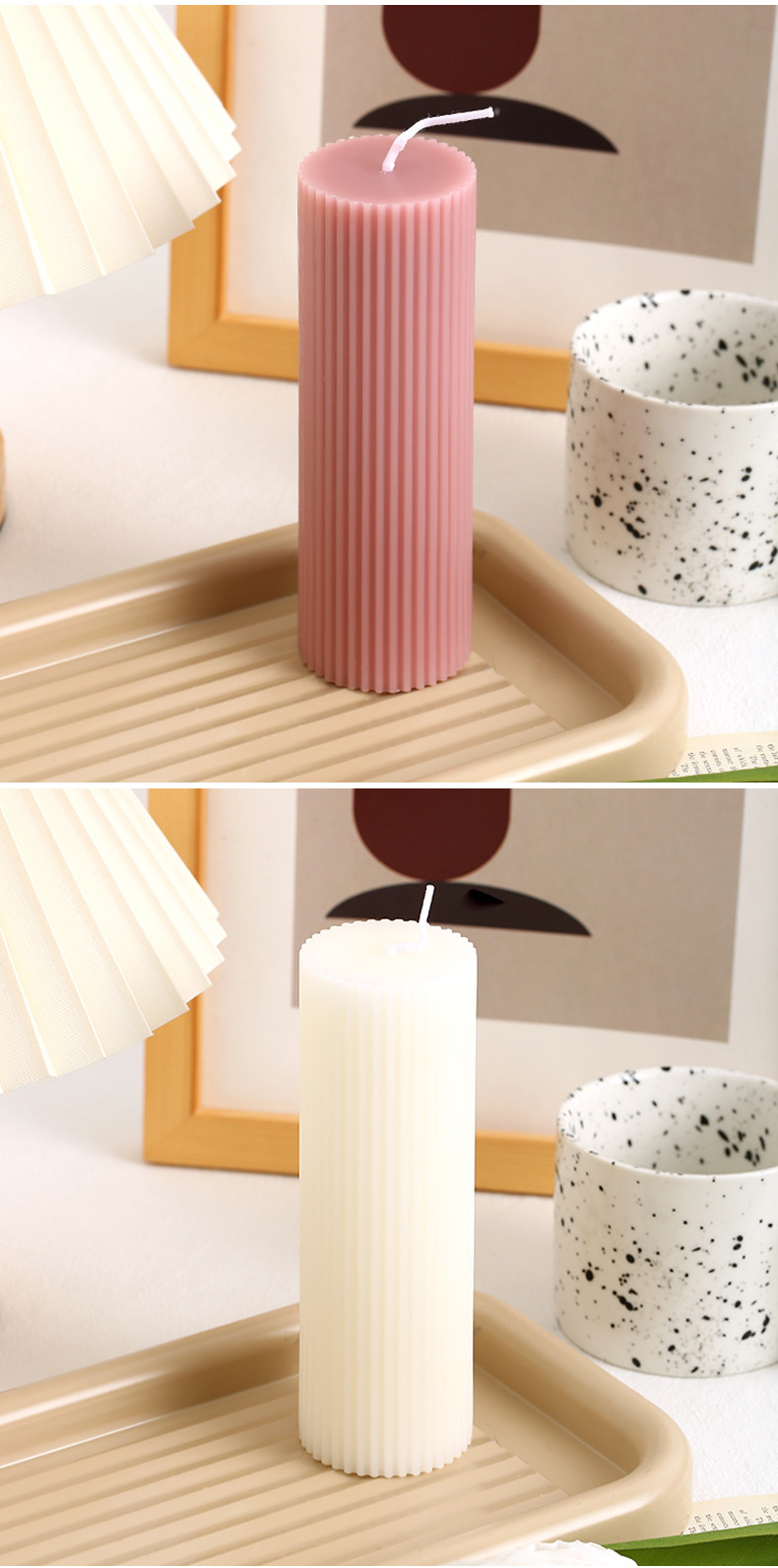 Simple Style Solid Color Soy Wax Candle display picture 1