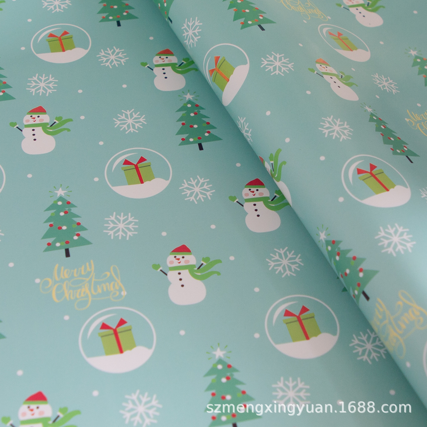 Papel para Envolver Regalos de Navidad de 80g de Papel Impreso, Decorativo para Decoración Navideña y Manualidades DIY