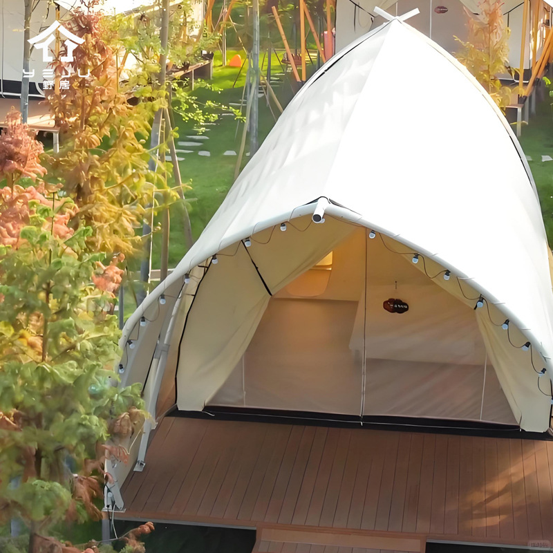 户外营地帆船帐篷弧形防风遮阳网红创意隧道酒店房子以旧换新露营