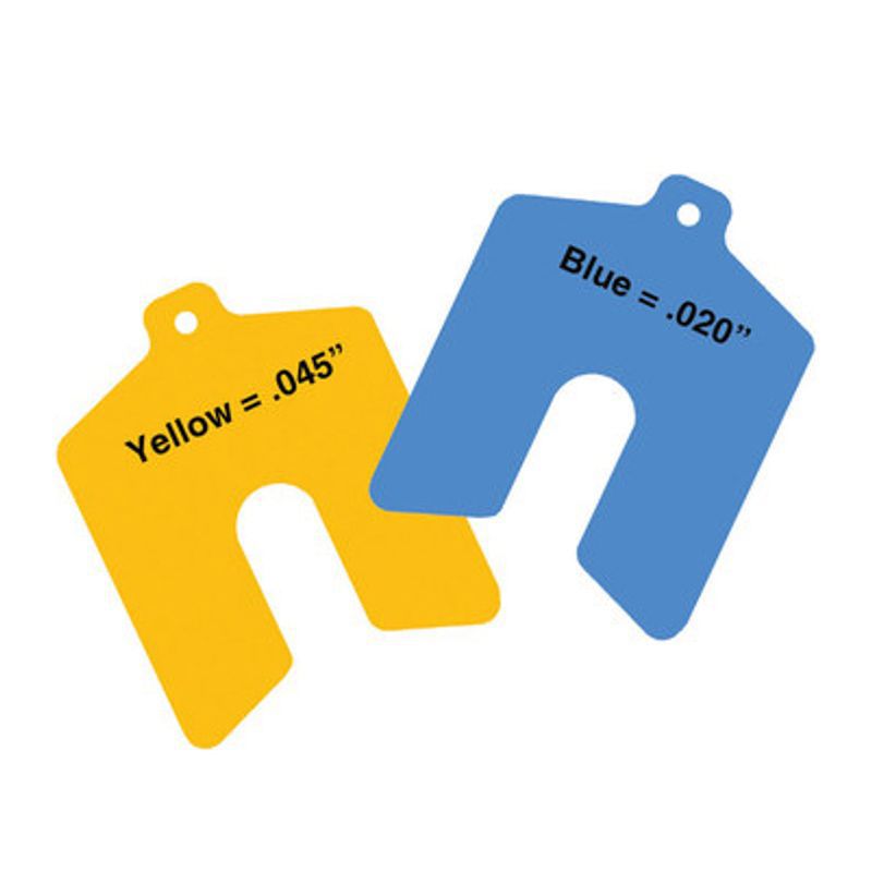 Precision Brand 49110 蓝色弹性垫片 3"x3"x0.02" (10片装)