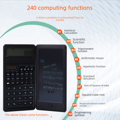 New Solar Calculator Handwriting Pad Student Office Business Portable Scientific Function Calculator Office Supplies