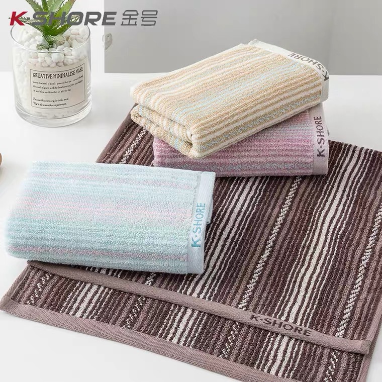 Jinhao ansiktshandduk i långfibrig bomull med satin_voghion.com