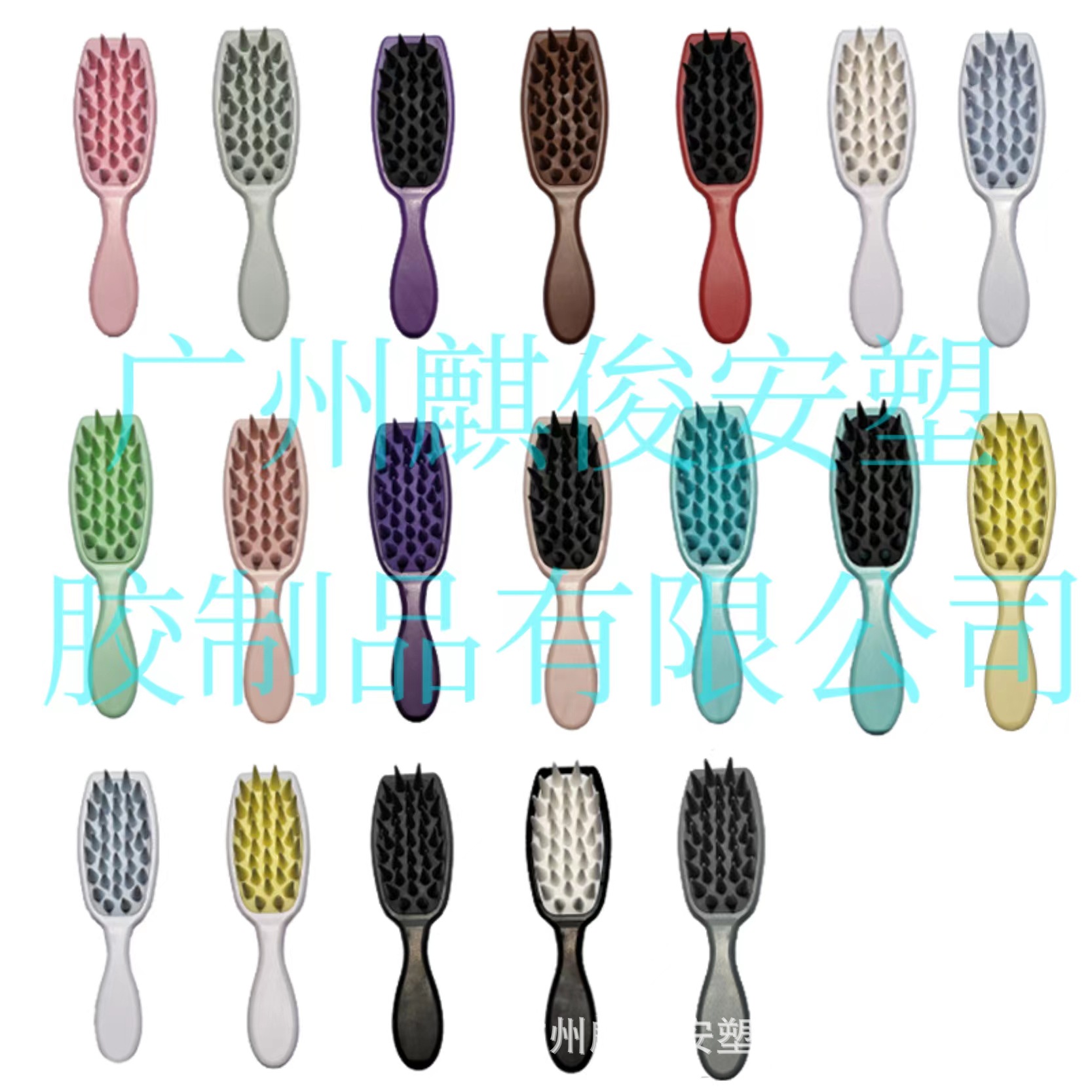 Cepillo de champú listo para el fabricante, cepillo de baño, cepillo de masaje, cepillo meridiano, peine, cuidado del cabello de Amazon y alisado