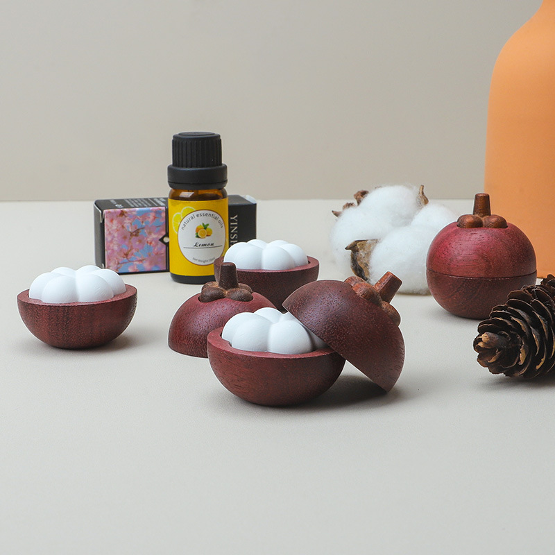 新品迷你款山竹紫罗兰木扩香木室内办公室车载木质香薰支持定制